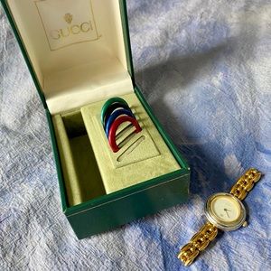 Vintage Gucci multi face watch